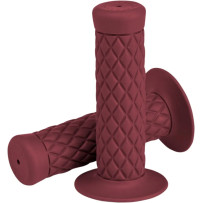 Thruster Bar Grips — 1" handlebar diameter, 5" length, Oxblood