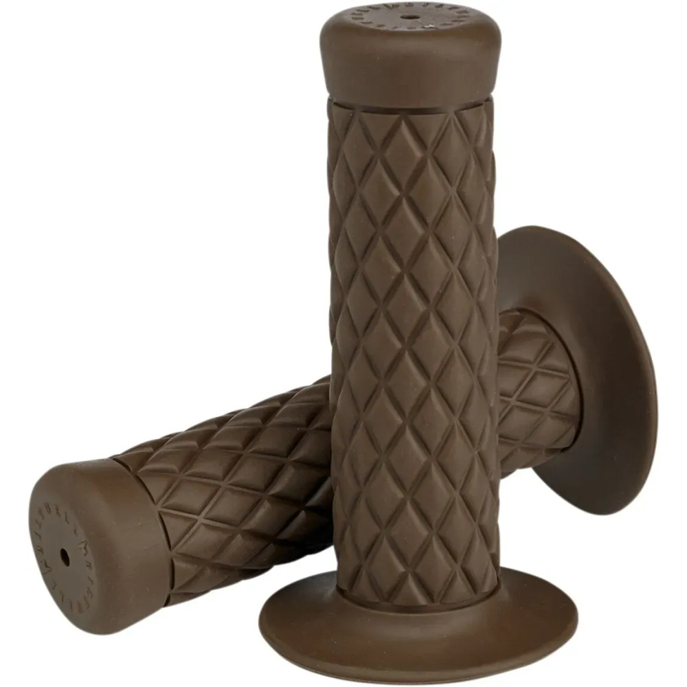 Puños Thruster — diámetro de manillar 25.4 mm (1"), longitud 12.7 cm (5"), chocolate plano