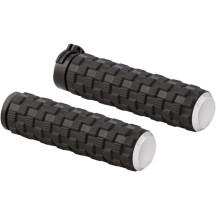 Air Trax Grips — 25.4 mm (1") handlebar, Chrome