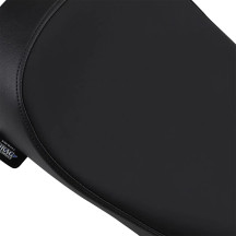 EZ-ON Mount Low-Profile Solo Seat — Black, driver 44.5 cm (17-1/2") × 30.5 cm (12"), overall 60.5 cm (23-3/4")