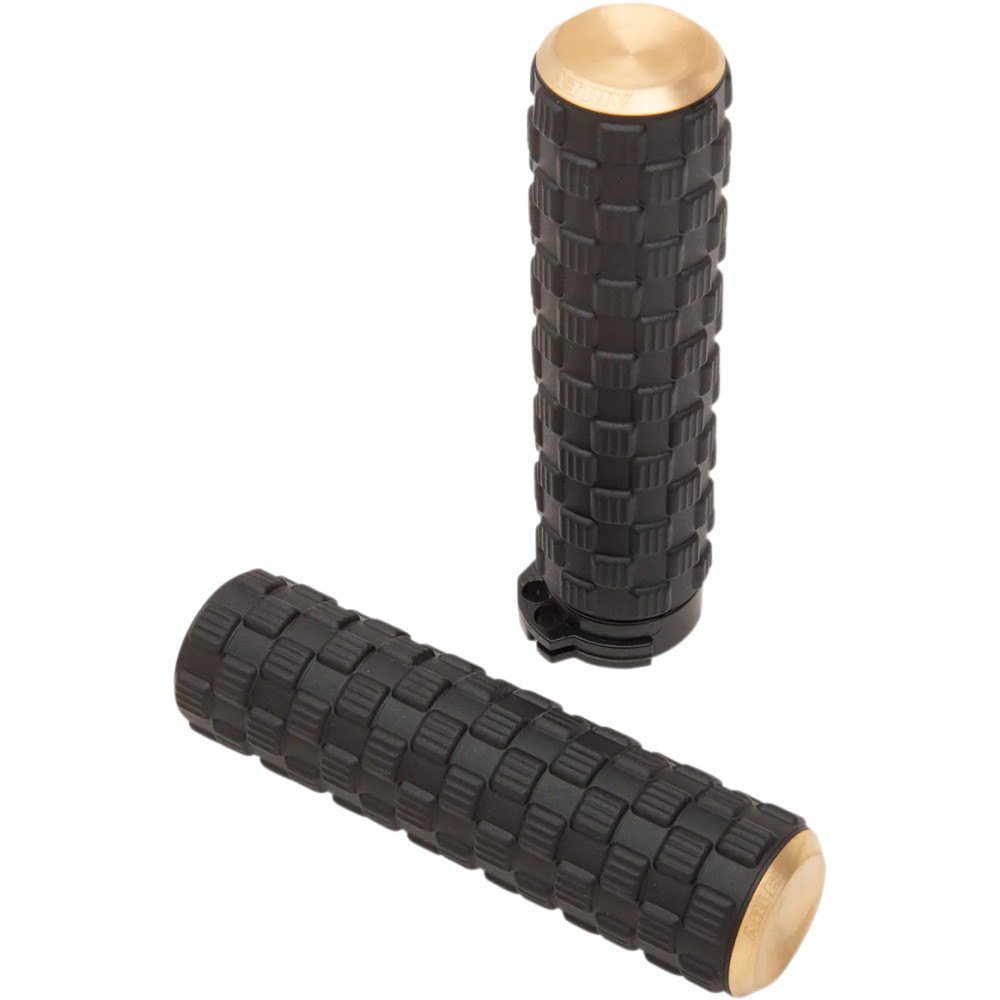 Air Trax Grips — 1" (25.4 mm), Black, Brass