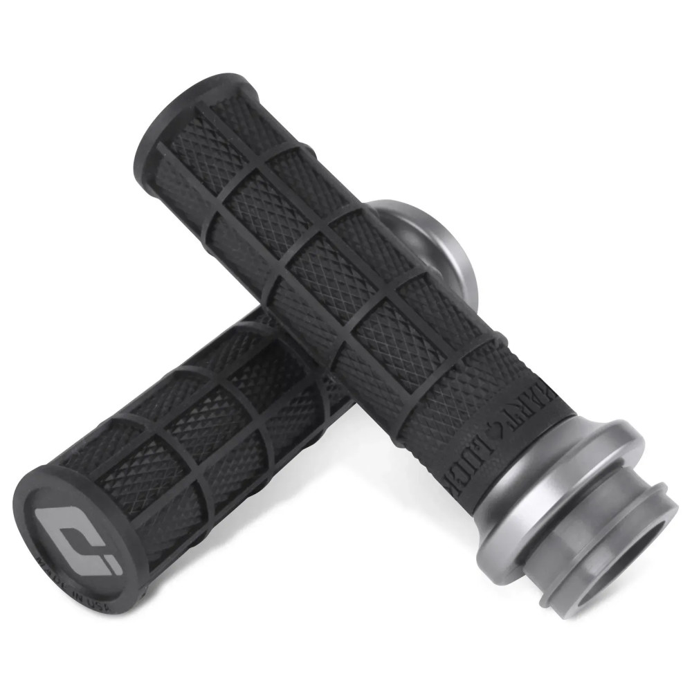 Hart-Luck Signature V-Twin Lock-On™ Grips — 25.4 mm (1") handlebar, anodized black