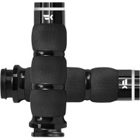 Puños Turbine — 25.4 mm (1") manillar, negro