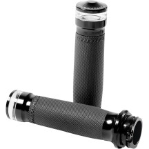 Vision Series Contour LED Turn Signal Grips — 1" handlebar, Black