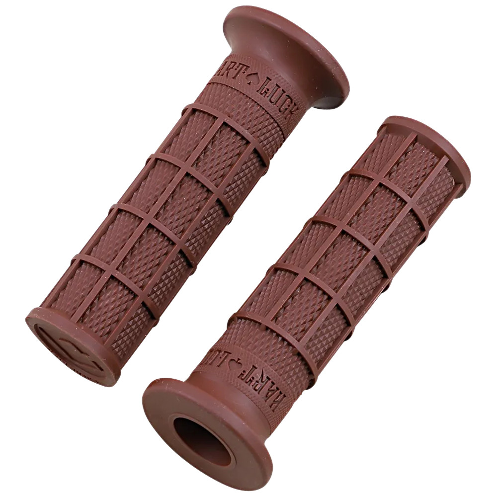Hart-Luck Grips — 25.4 mm (1") handlebar, Brown