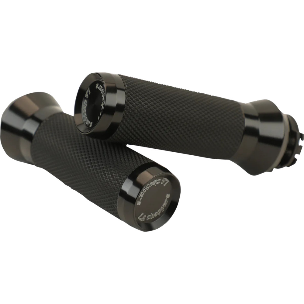 Grips — 25.4 mm (1") handlebar diameter, Black