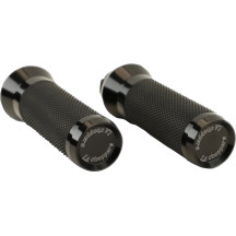 Grips — 25.4 mm (1") handlebar diameter, Black