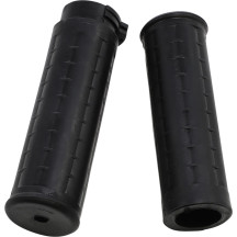 Old School Rubber Grips — Fits 1" handlebars, 5" length, Black