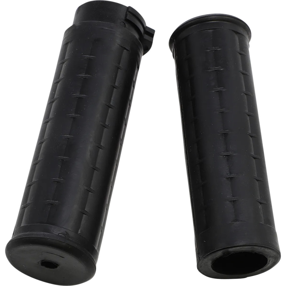 Old School Rubber Grips — Fits 1" handlebars, 5" length, Black