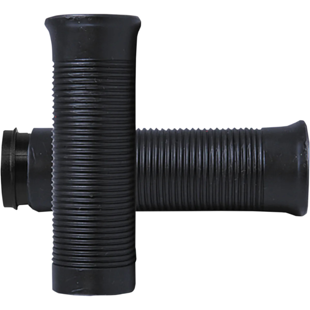 Old School Rubber Grips — 1" fit, 5" length, Black