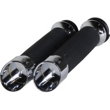 Puños Edge — para barras de 1", cromo