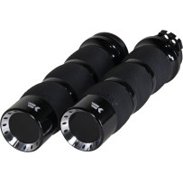Turbine Grips — 25.4 mm (1") , black