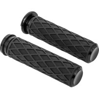 Diamond Grips — 25.4 mm (1") handlebar diameter, black