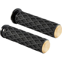 Diamond Grips — 25.4 mm (1") handlebar, Black