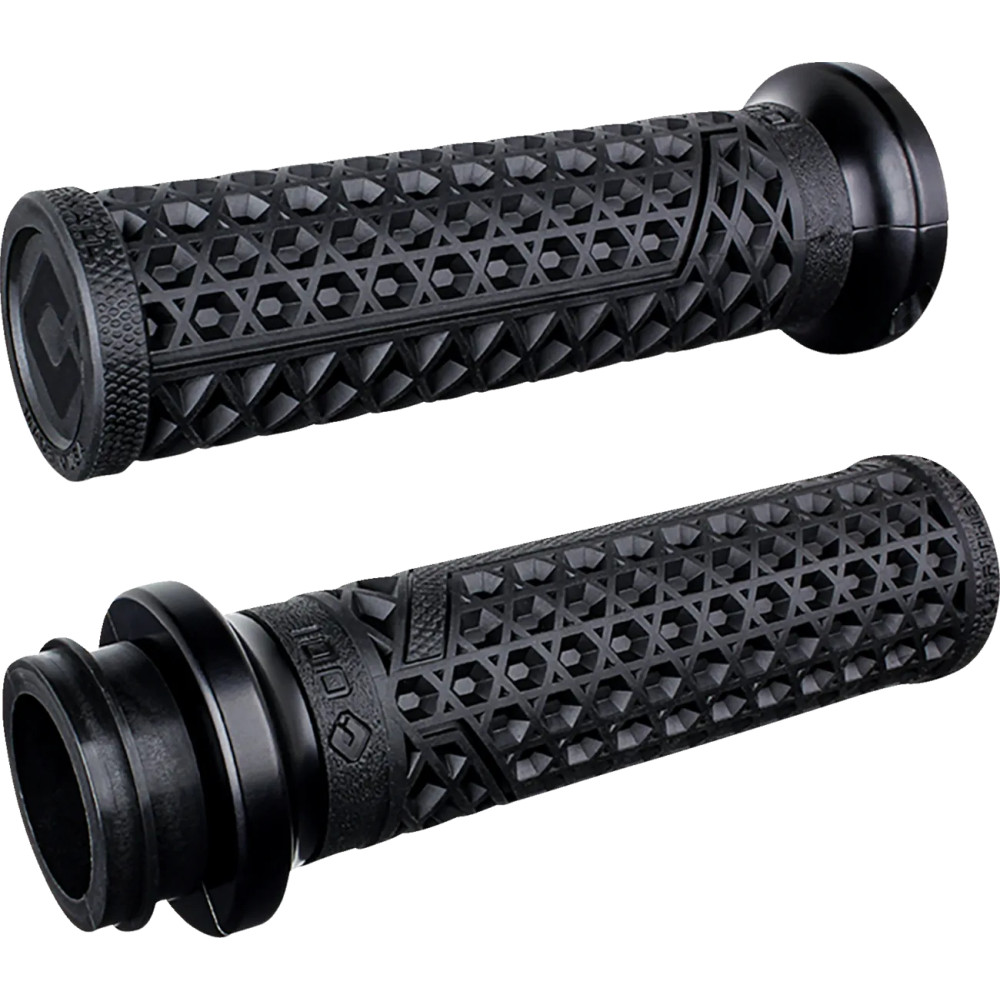 Vans Harley-Davidson Grips — 25.4 mm handlebar, 130 mm length, black