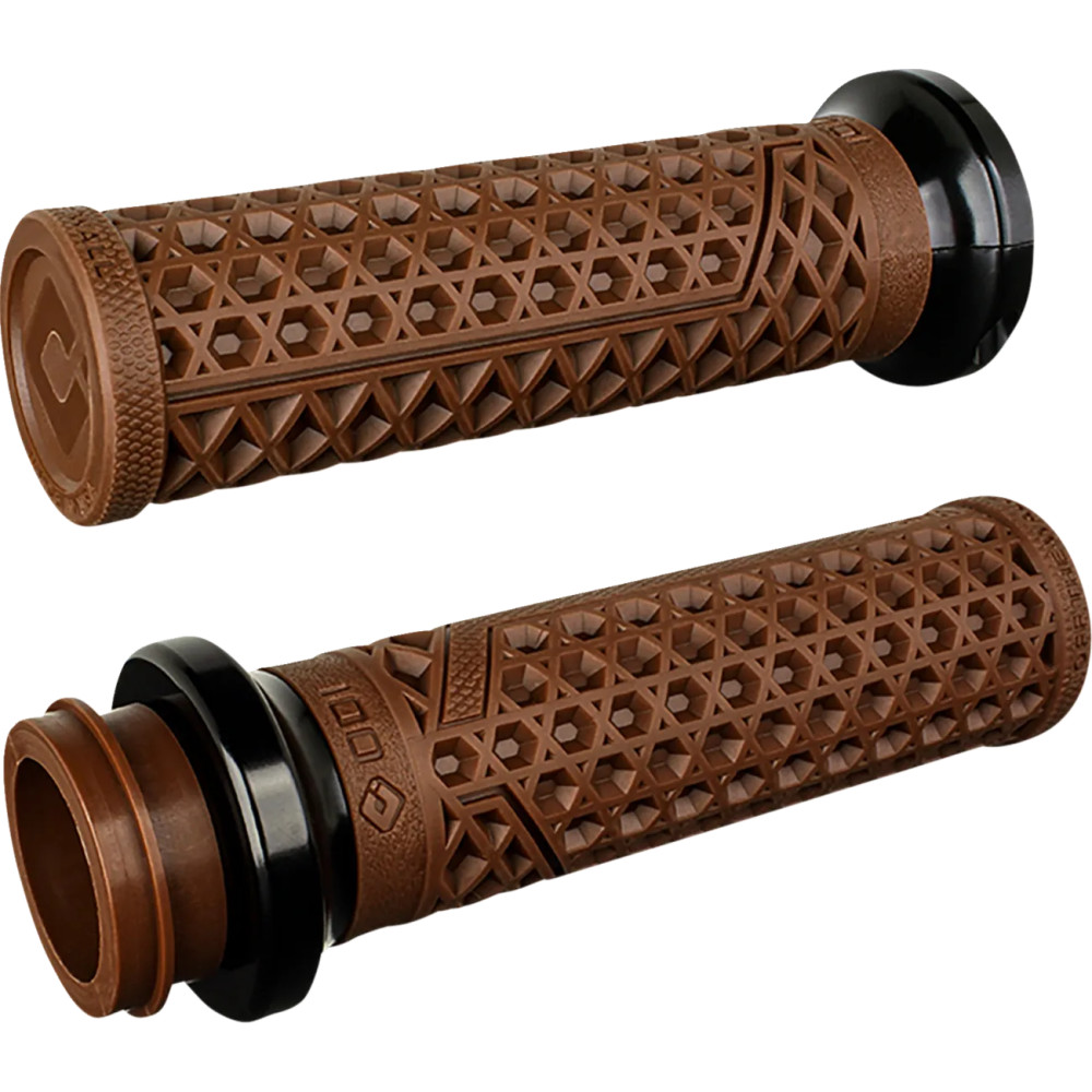 Vans Harley-Davidson Grips — 130 mm, 25.4 mm (1"), Brown