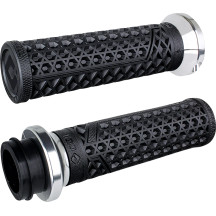 Vans Harley-Davidson Grips — 13 cm (5-1/8"), 25.4 mm (1"), Black