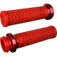 Puños Vans Harley Davidson — 25.4 mm (1") manillar, 13 cm (5-1/8") largo, rojo