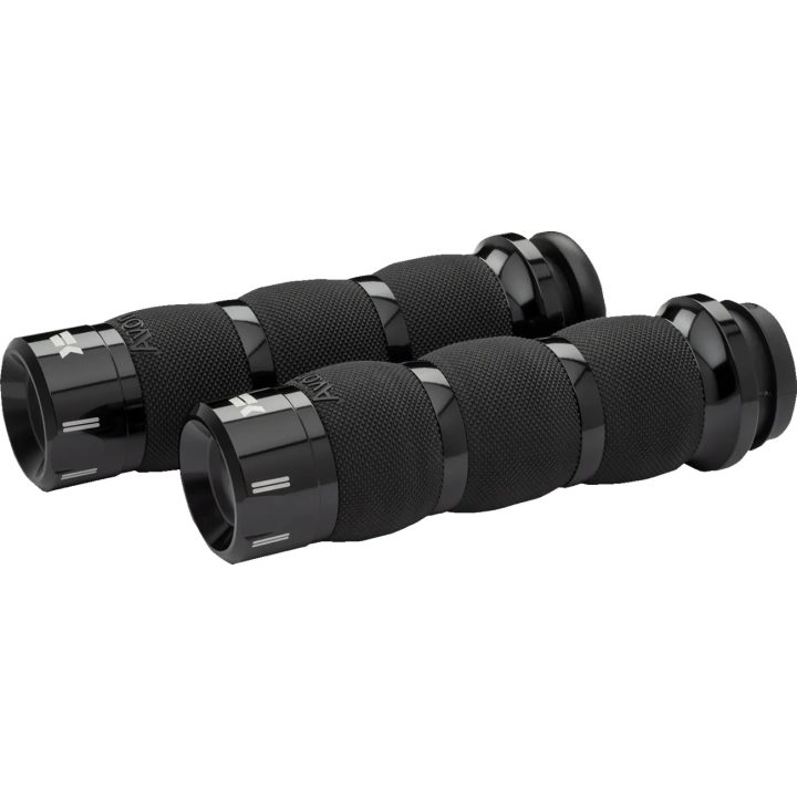 Puños Klassic — 25.4 mm (1") para manillar, Negro