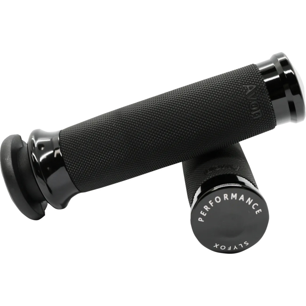 Grips — 25.4 mm (1"), Black, Gloss