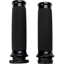 Grips — 25.4 mm (1") handlebar, Black