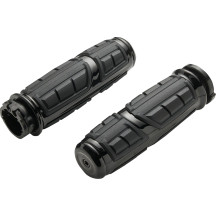 Chicane™ Puños — 25.4 mm (1") manillar, Negro, Brillo