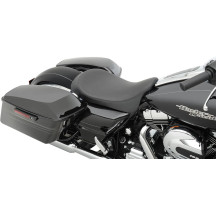 EZ-ON Mount Low-Profile Solo Seat — 59.5 cm (23-1/2") overall, 33.5 cm (13-1/4") width, Black