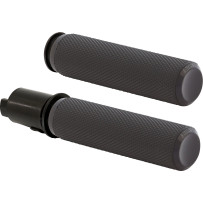Knurled Grips — 25.4 mm (1") handlebar, black