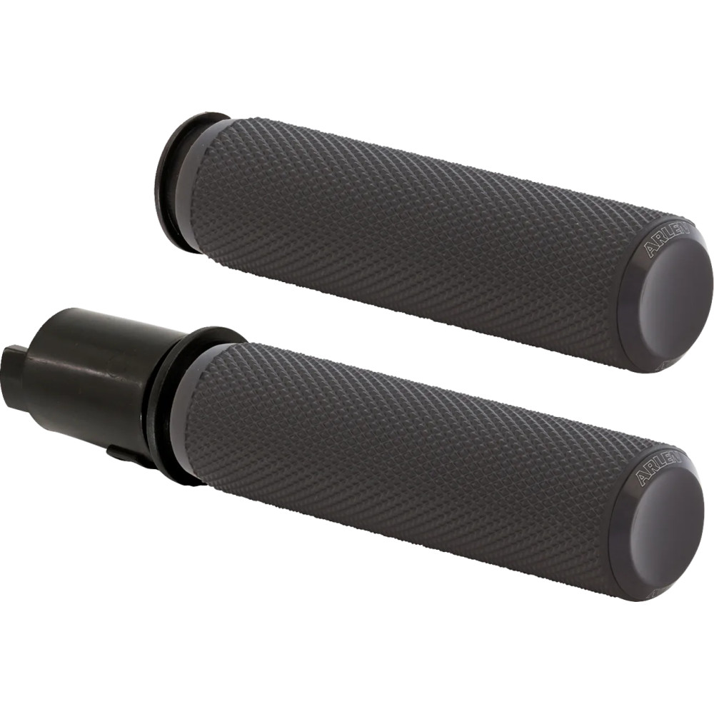 Knurled Grips — 25.4 mm (1") handlebar, black