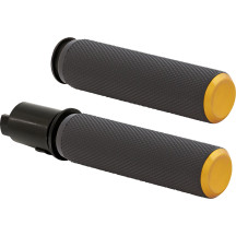 Knurled Grips — 25.4 mm (1"), Black, Gold