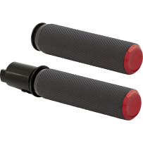 Knurled Grips — 25.4 mm (1"), Black, Red