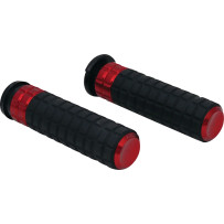 SpeedLiner Grips — 25.4 mm (1"), Black, Red