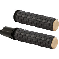 Air Trax Grips — 25.4 mm (1"), Black, Brass