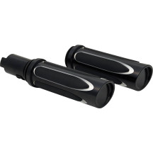 Deep Cut Comfort Series Grips — 25.4 mm (1") handlebar, 14 cm (5-1/2"), Black