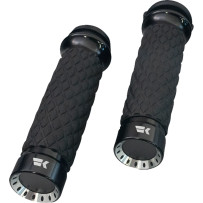 Turbine Grips — 25.4 mm (1") handlebar, black