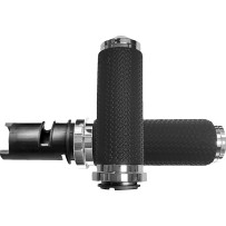 Memory Foam Grips — 25.4 mm (1") diameter, 124 mm (4-7/8") length, Chrome