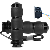 Heated Grips — 25.4 mm handlebar, 14 cm length, Black