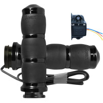 Heated Grips — 25.4 mm (1"), 14 cm (5-1/2"), Black