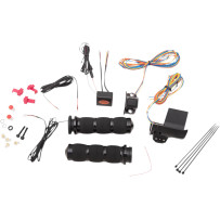 Heated Grips — 25.4 mm (1") handlebar diameter, 14 cm (5.5") length, Black