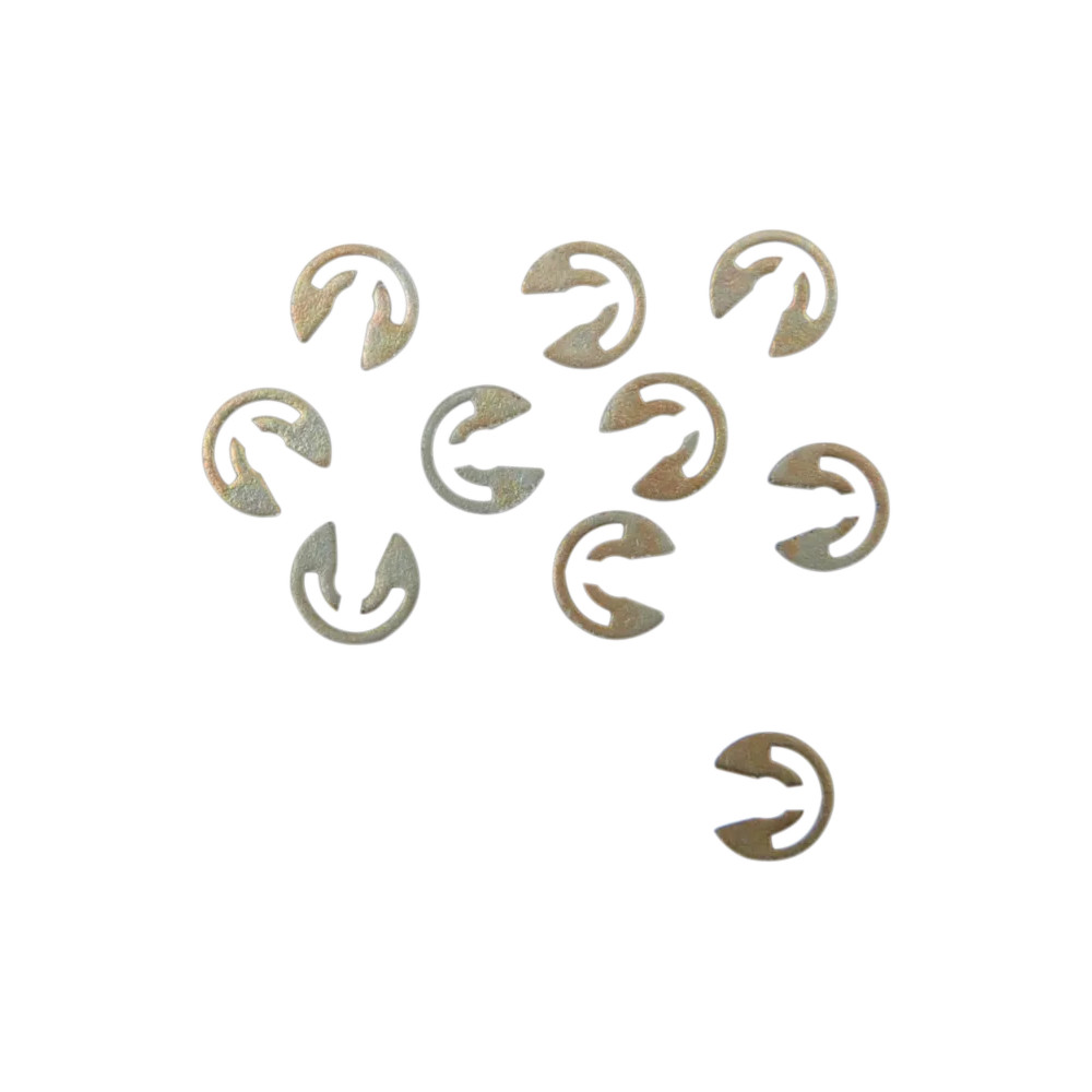 Throttle Screw Retaining Rings — 10 Pack, Raw, Steel