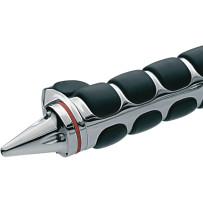 Stiletto™ Handlebar End Cap — ISO model, Chrome