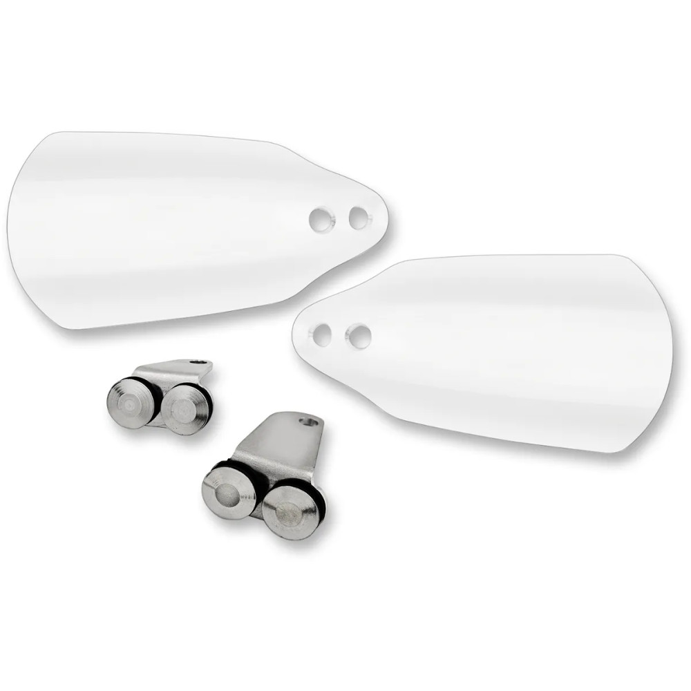 Handguards — Fits 1" handlebars, White