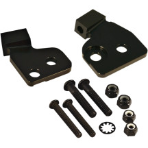Star Series Handguard Mounting Kit — Matte black, Handlebar-end mount