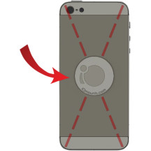 Replacement iOadapt Disc — Silver, polished finish