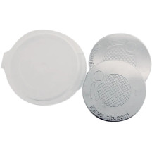Replacement iOadapt Disc — Silver, polished finish