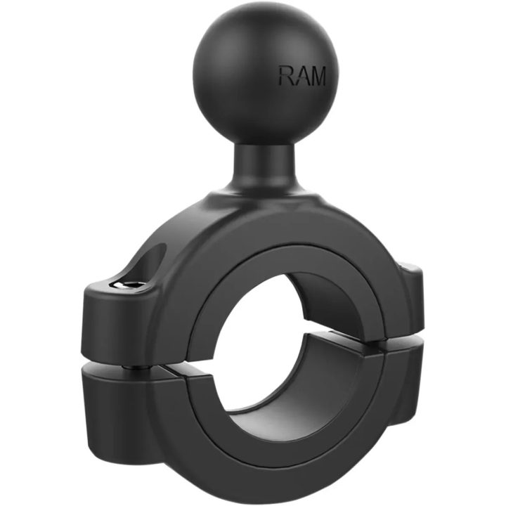 Torque™ Handlebar/Rail Mount Base with 1" Ball — fits 28.6/31.8/39 mm handlebars, Black