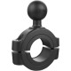 Torque™ Handlebar/Rail Mount Base with 1" Ball — fits 28.6/31.8/39 mm handlebars, Black