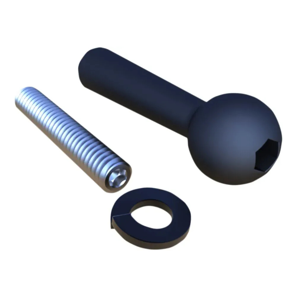 Soporte para accesorios — ajuste para manillar 25.4 mm (1"), negro