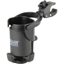 Level Cup™ XL with Small Tough-Claw™ — XL, clamps 5/8"–1-1/2" (rail), 0"–1.14" (flat)