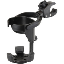 Level Cup™ XL with Small Tough-Claw™ — XL, clamps 5/8"–1-1/2" (rail), 0"–1.14" (flat)
